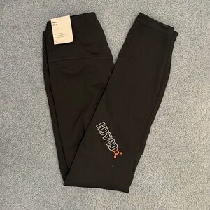 NWT Nike Dri Fit 7/8 Mesh Calf Orangetheory Coach Leggings BLACK - SIZE S
